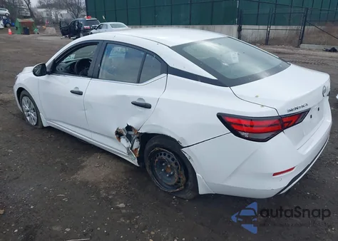 2025 Nissan Sentra S from USA, damaged, VIN 3N1AB8BV2SY326545